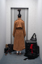 Load image into Gallery viewer, APOLLO SUEDE TRENCH
